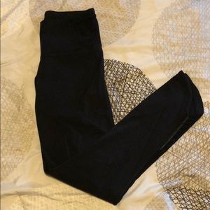 LULULEMON 7/8 mesh leggings